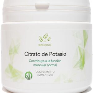 Benessence - Citrato de Potasio en polvo soluble - complemento alimenticio - 125 días de integración - 500 g