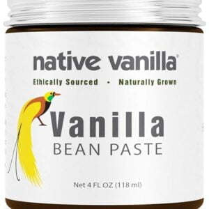 Native Vanilla - Pasta de Vainilla Pura y Natural 118 ml (4 oz) - Para los cocineros y para la cocina casera, la repostería y la elaboración de postres