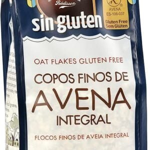 DIAT Radisson - Copos Finos de Avena integral Sin Gluten | Alto Contenido en Fibra | Rico en Betaglucanos | Bajo en Grasas Saturadas | Sin Azúcares añadidos